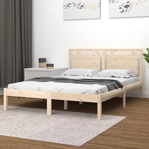 VidaXL Bedframe massief hout 120x200 cm