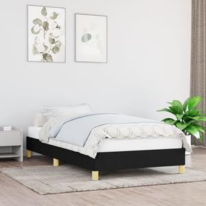 VidaXL Bedframe stof zwart 90x190 cm