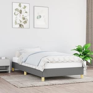 VidaXL Bedframe stof donkergrijs 90x200 cm