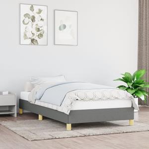 VidaXL Bedframe stof donkergrijs 100x200 cm