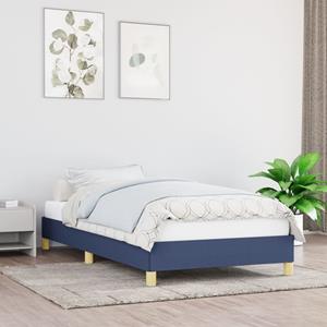 VidaXL Bedframe stof blauw 100x200 cm
