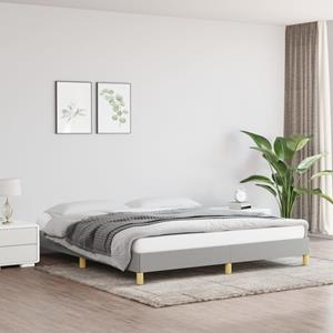 VidaXL Bedframe stof lichtgrijs 180x200 cm