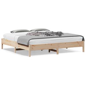 VidaXL Bedframe massief grenenhout 200x200 cm