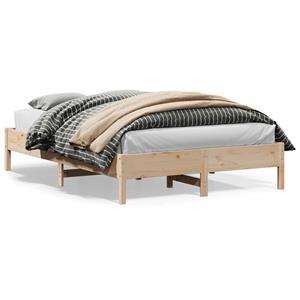 VidaXL Bedframe massief grenenhout 160x200 cm