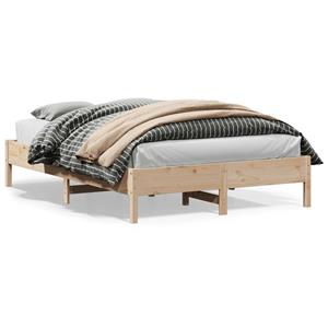 VidaXL Bedframe massief grenenhout 150x200 cm