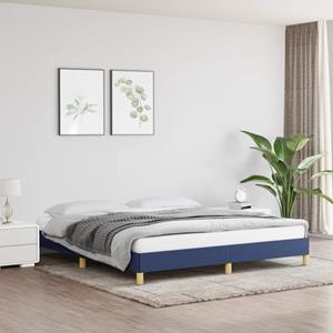 VidaXL Bedframe stof blauw 180x200 cm