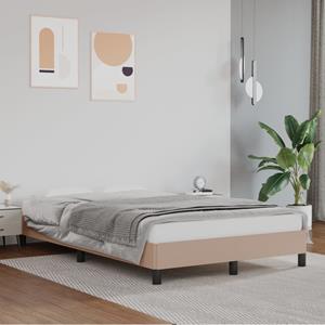 VidaXL Bedframe kunstleer cappuccinokleurig 120x200 cm