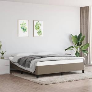 VidaXL Bedframe stof taupe 160x200 cm