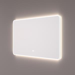 HIPP design 16000 rechthoekige spiegel 80x70cm met LED verlichting en spiegelverwarming