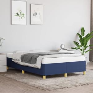 VidaXL Bedframe stof blauw 120x200 cm