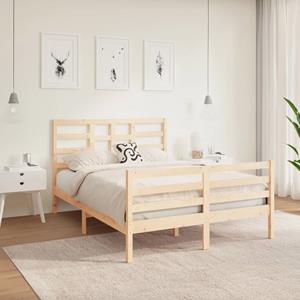 VidaXL Bedframe massief hout 120x190 cm