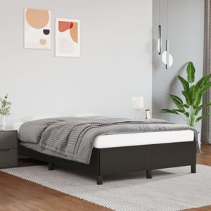 VidaXL Bedframe kunstleer zwart 120x200 cm