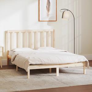 VidaXL Bedframe massief grenenhout 135x190 cm