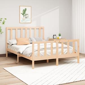 VidaXL Bedframe massief grenenhout 120x200 cm