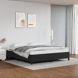 VidaXL Bedframe kunstleer zwart 160x200 cm