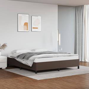 VidaXL Bedframe kunstleer bruin 160x200 cm