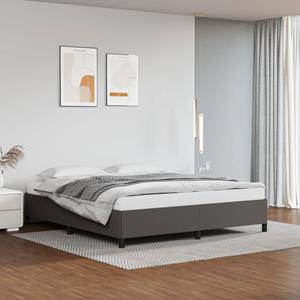 VidaXL Bedframe kunstleer grijs 160x200 cm