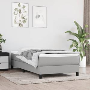VidaXL Bedframe stof lichtgrijs 80x200 cm