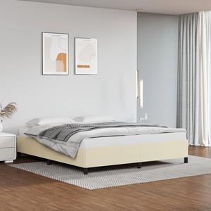 VidaXL Bedframe kunstleer crèmekleurig 180x200 cm