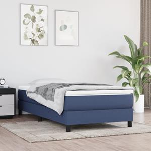VidaXL Bedframe stof blauw 90x190 cm