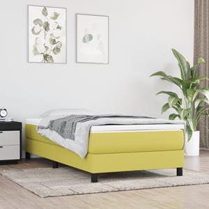 VidaXL Bedframe stof groen 90x200 cm