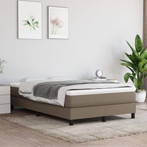 VidaXL Bedframe stof taupe 120x200 cm