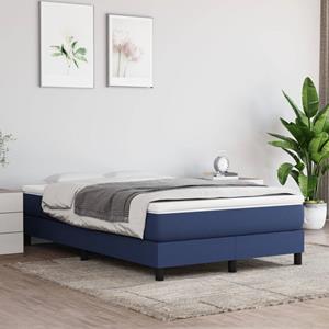 VidaXL Bedframe stof blauw 120x200 cm