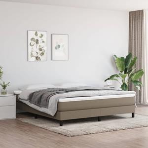 VidaXL Bedframe stof taupe 160x200 cm