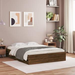 VidaXL Bedframe met lades bewerkt hout bruin eikenkleur 150x200 cm