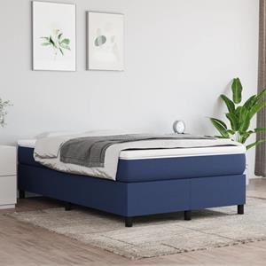 VidaXL Bedframe stof blauw 120x200 cm