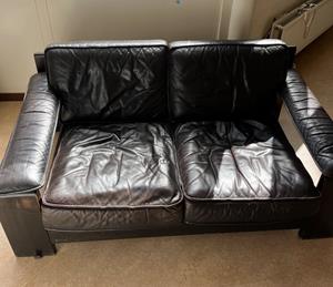 Whoppah Leolux sofa vintage Leather - Tweedehands