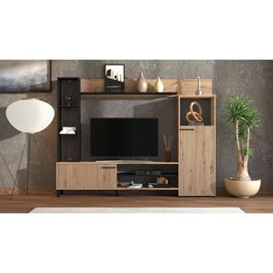 INOSIGN Wandmeubel Retimno, inkl. Highboard, TV-Board, Standregal und Wandregal (complete set)