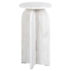 Richmond Interiors Richmond Bijzettafel Luciano Marmer, 28cm - Beige