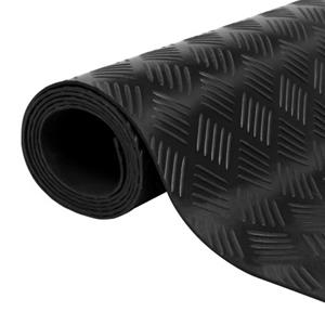 VIDAXL Rubberen Anti-slip Vloermat 2x1m Traanplaat