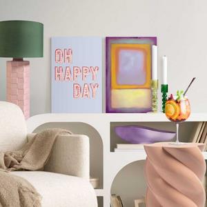 Reinders! Artprint op linnen Happy Day