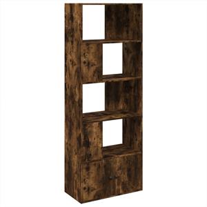 vidaXL Boekenkast 70x36x189 cm bewerkt hout gerookt eikenkleurig