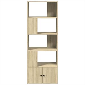 vidaXL Boekenkast 70x36x189 cm bewerkt hout sonoma eikenkleurig