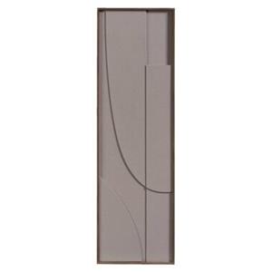 Leen Bakker Wanddecoratie Abstract - Beige - MDF - 115x35 cm