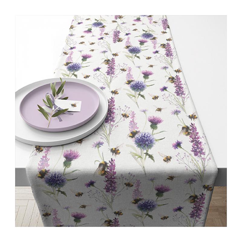 Ambiente Tafelloper 40x150cm Bumblebees In The Meadow