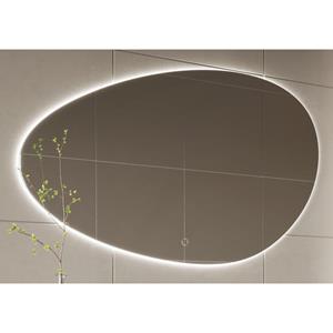 HR Badmeubelen Organic 2.0 Spiegel - 100x65cm - links - dimbaar - LED - spiegelverwaming 75820101