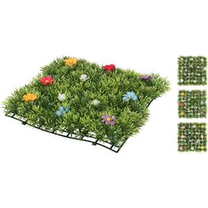 Home & Styling Grasmat Bloemen 25x25cm