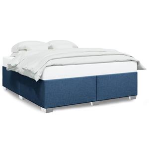 VidaXL Bedframe stof blauw 200x200 cm