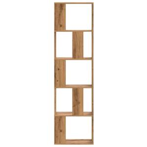 vidaXL Boekenkast 5-laags 45x23,5x162,5 cm hout artisanaal eikenkleur