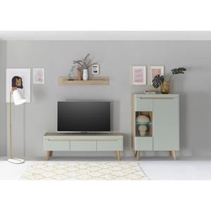 INOSIGN Wandmeubel Wohnwand Torge, Anbauwand, Schrankwand, Mediawand, Wohnzimmer-Set (set, 3-delig)