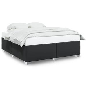 VidaXL Bedframe kunstleer zwart 200x200 cm