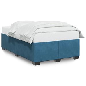 VidaXL Bedframe fluweel blauw 120x190 cm