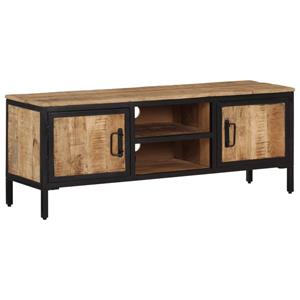 VidaXL Tv-meubel 110x30x40 cm massief ruw mangohout