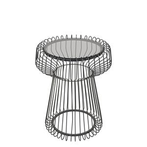 Bijzettafel Lisboa BlackØ38cm