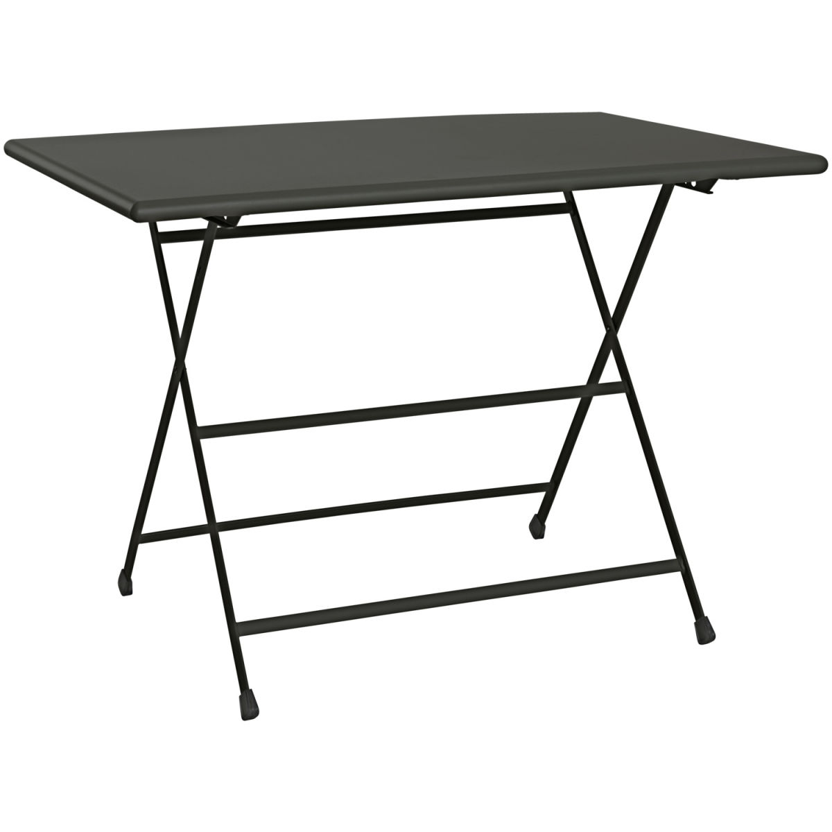 EMU Tafel Sunny rechthoekig 110x74x70 cm; 110x70x74 cm (LxBxH); Tafelblad antraciet, frame antraciet; rechthoekig