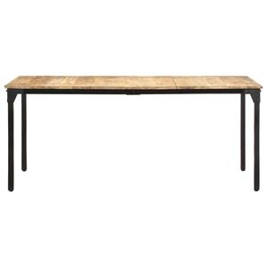 vidaXL Eettafel 180x90x76 cm ruw mangohout